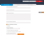 Spotlight Description page
